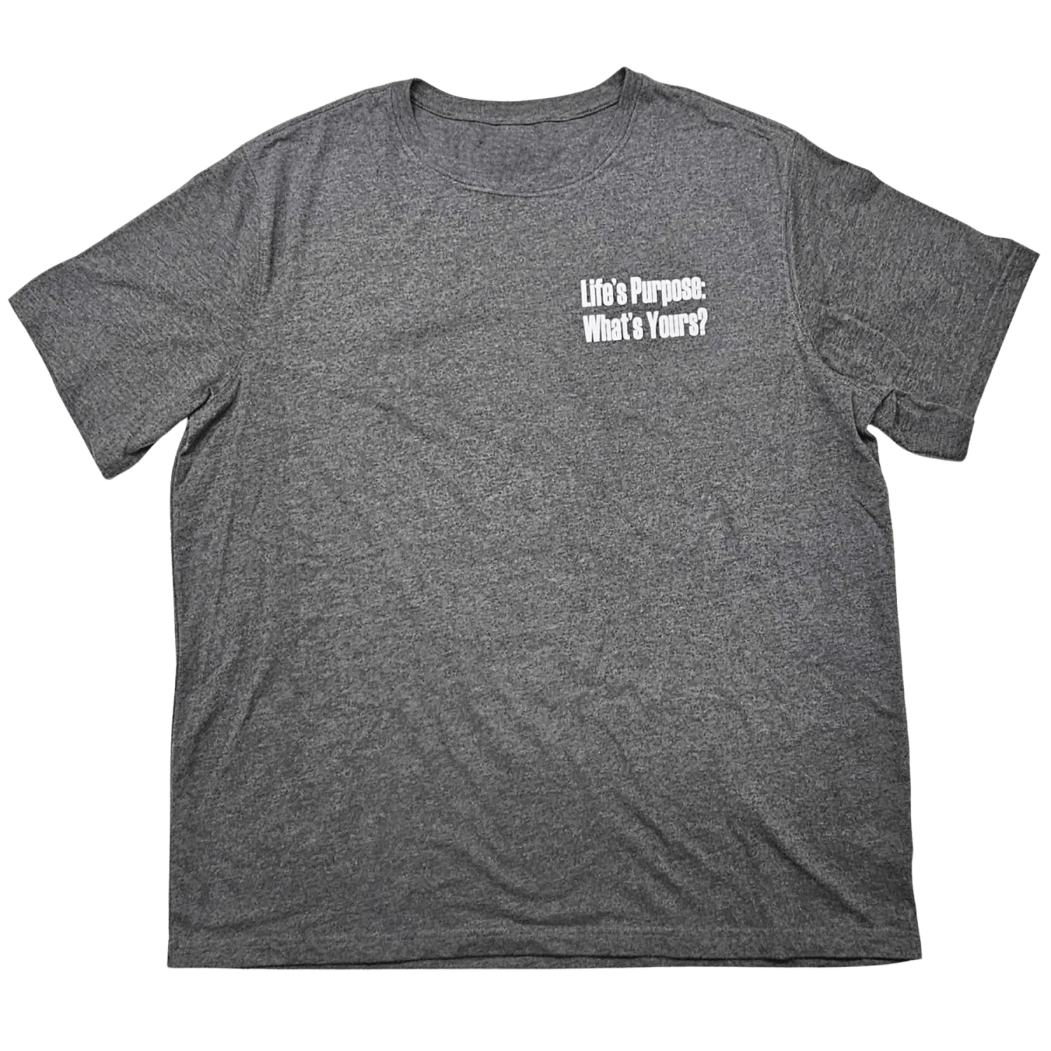 Gray T-Shirt | Life's Purpose What's Yours